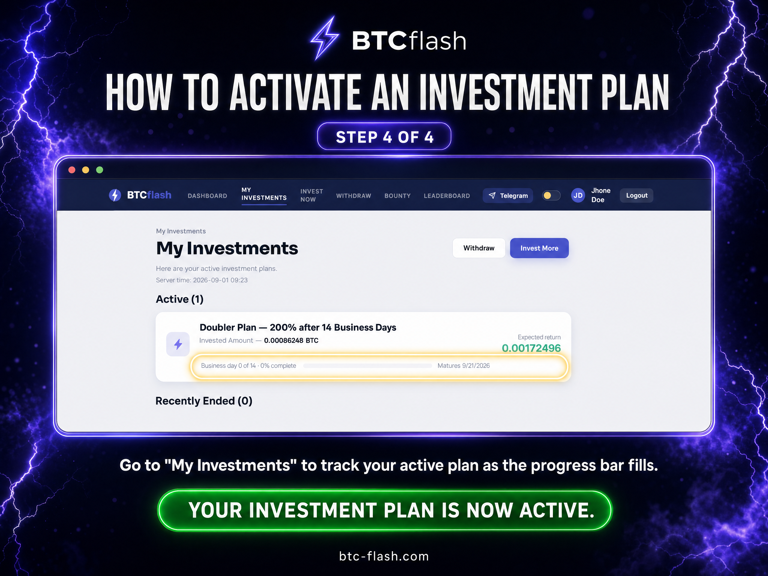 Plan activation guide step 4: Activate the plan