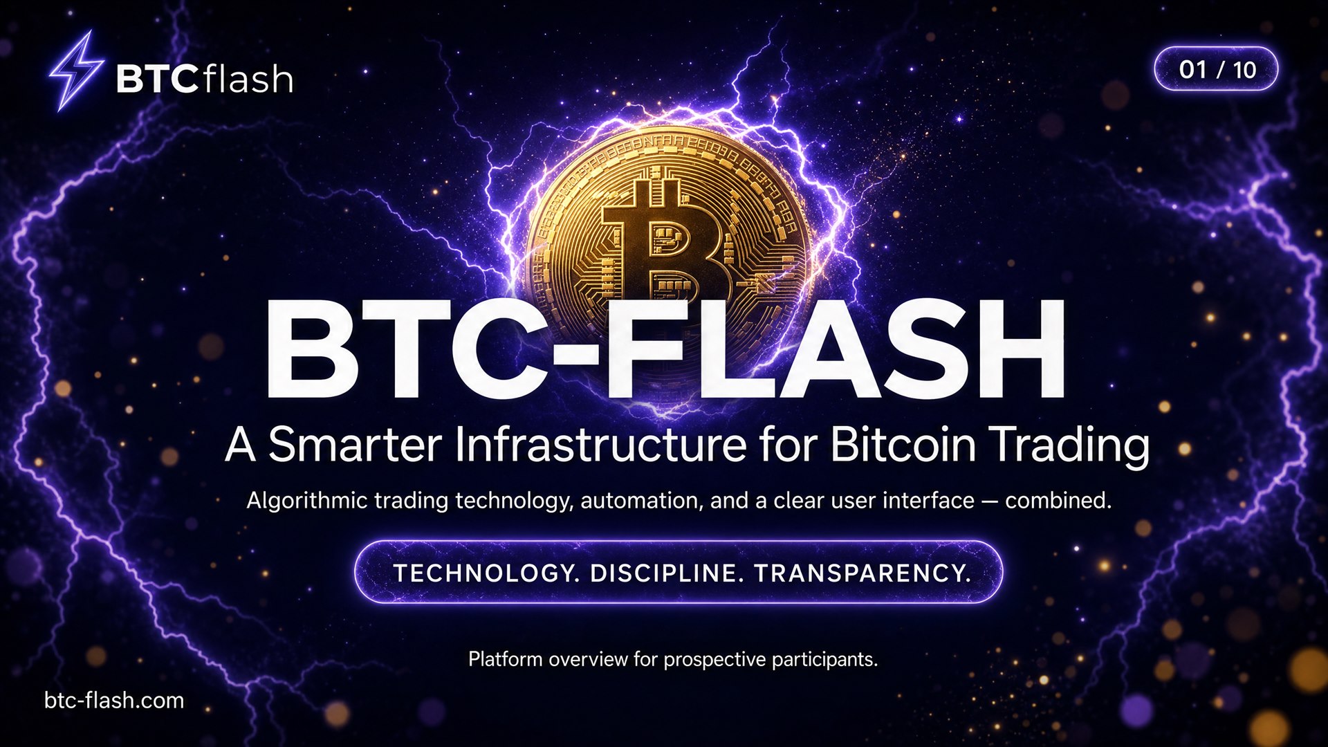 A smarter infrastructure for Bitcoin trading — Section 1